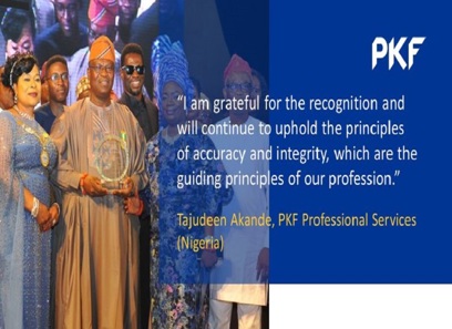 PKF NIGERIA RECEIVES ICAN MERIT AWARD